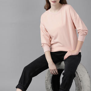 2025 ropa informal cómoda de alta calidad para mujer ropa de calle sólida sudadera para mujer OEM ODM con servicio - Product Image 6