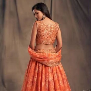 Zeel Floral Vol 2 Estilo tradicional de invierno Lehenga Choli Mercado mayorista en Bangalore - Product Image 2