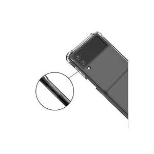 Coque en silicone transparente antichoc SNEL Nitro pour Samsung Galaxy Z Flip 3 Plus, anti-traces de doigts, protection du téléphone - Product Image 6