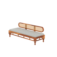 Ensemble de canapé d'angle en bois de sheesham massif de luxe moderne personnalisé avec rangement pour salon villa entrepôt Meubles de haute qualité