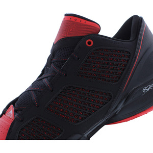Scarpe da Basket Adidas Adizero Rose 1.5 Low da Uomo, Colore Nero/Rosso Vivace/Argento Metallizzato |   100% Autentico - Product Image 3