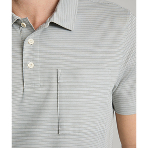 Tela de lona duradera para Polos respetuosa con el medio ambiente para hombre con patrón sólido Hecho en Pakistán Servicio OEM Etiquetas de ropa de Bajo MOQ - Product Image 2