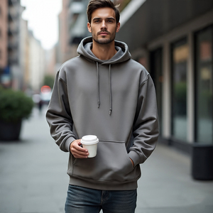 Veste à capuche personnalisée unisexe, sweat à capuche déchiré, léger, avec fermeture éclair, broderie d'appliques délavées au soleil, sweat à capuche vintage pour hommes - Product Image 5