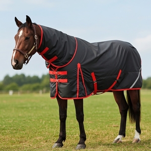 พรมม้ากันลมกันน้ำมีเสถียรภาพกันน้ำผ้าห่มม้าขนแกะน้ำหนักมากสำหรับฤดูหนาว - Product Image 1