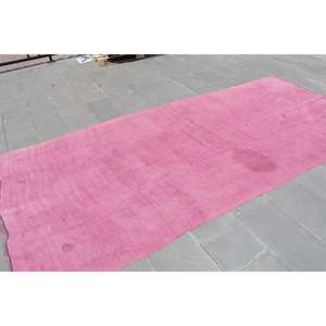 Tapis vintage de grande taille 5,2x11,2 pieds, tapis turc, tapis à motifs de plantes et d'arbres roses - Product Image 2