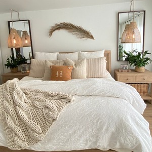 Fait à la main moderne jonc de mer abat-jour lumière pendentif Vietnam rustique jardin décor à la maison pour magasin affichage cadeau artisans minimaliste - Product Image 2