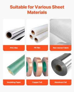Precision LCD Screen PE Protective Film Sizing Roll to Sheet Cutting Machine