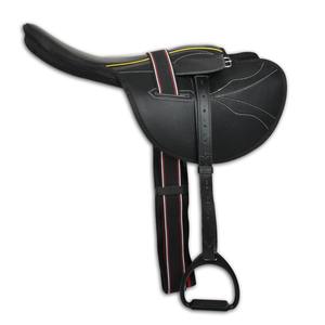 Selle de course en cuir occidental robuste Siège profond Arbre renforcé Selle équestre haut de gamme confortable - Product Image 5