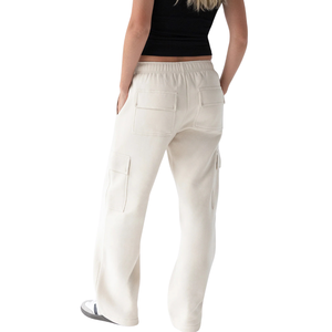 กางเกงจ็อกเกอร์ลำลองผู้หญิง ทรงหลวม ยืดหยุ่น กางเกงเลานจ์ มีกระเป๋าอเนกประสงค์ สไตล์ลำลอง แอธเลเชอร์ แอคทีฟแวร์ รับผลิตตามแบบ - Product Image 5