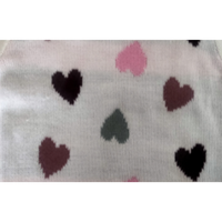 Pull en laine/acrylique pour bébés filles, conception imprimée AOP, effet délavé, ODM/OEM, BD FOB, en stock, délai d'échantillon de 7 jours