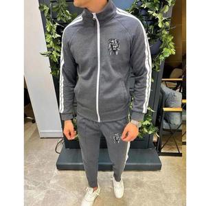Chándal de algodón personalizado de alta calidad para hombre, jersey con capucha, conjunto de Jogger, diseño forrado de gran tamaño, uso en invierno, estilo lavado - Product Image 1