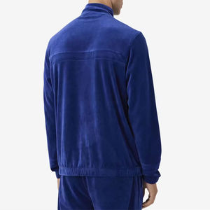 Survêtement d'hiver en velours uni OEM en gros, respirant, doux, confortable, léger, design moderne, couleur et logo personnalisés pour hommes - Product Image 3