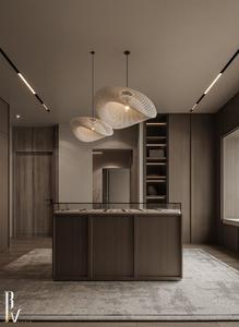 Système de dressing moderne de luxe sur mesure avec portes coulissantes, construction en bois massif pour usage hôtelier - Product Image 6