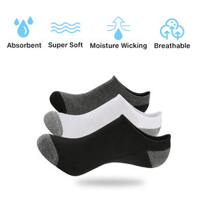 Chaussettes de sport décontractées à compression haute performance avec logo personnalisé OEM, en Spandex/Nylon, antidérapantes et antibactériennes, pour la course à pied, promotionnelles - Product Image 4