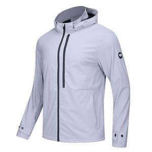 High Street OEM Service Custom Logo Professional Outdoor Chaqueta impermeable para hombre Chaqueta de lluvia de alta calidad Tela a prueba de viento - Product Image 6