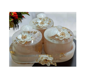 Elegante Juego de Jarrones de Resina Ecológicos, Pintados a Mano con Color Personalizado, Regalo Perfecto para Cualquier Ocasión, Decoración del Hogar - Product Image 5