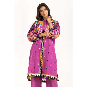 ชุดเซ็ตโบฮีเมียนพิมพ์ลายแจ็คการ์ด รุ่น IPST-44979 ชุดสองชิ้นสำหรับผู้หญิง สำหรับฤดูใบไม้ผลิ/ฤดูร้อน ไซส์ XS/XS เสื้อตัวบน - Product Image 2