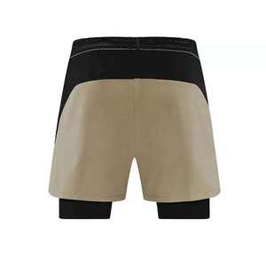 Nuevo diseño deportivo para hombre, pantalones cortos de compresión para gimnasio, pantalones cortos transpirables de ajuste holgado para gimnasio, patrón sólido - Product Image 5