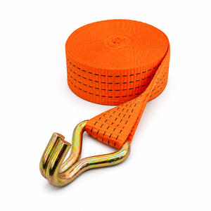 Correa de Amarre con Gancho Doble J de 50 mm OEM, 3000 kg, Cinta de Poliéster de Alta Resistencia con Logotipo Personalizado - Product Image 5