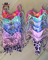 Costume da bagno personalizzato donna costume da bagno stampa costumi da bagno due pezzi bikini 2021