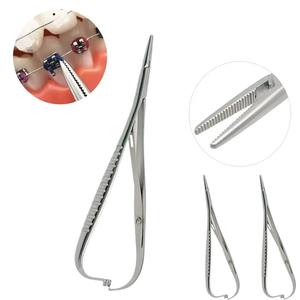 Lot de 3 Ligatures Orthodontiques Manuelles en Acier Inoxydable pour Placage d'Élastiques, Anneau de Ligature Mathieu Extra Fin à Bec - Product Image 2