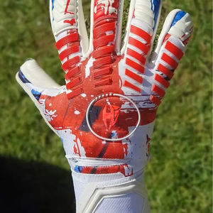 Guantes de Portero 2026, Nuevo Diseño Básico con Látex en el Dorso, Impresión por Sublimación y Inyección de Goma, Diseño Personalizado con Rodillo Negativo - Product Image 3