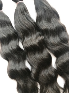 Extensiones de cabello humano para mujer, mechones de cabello virgen, sin procesar, con cutícula, Natural y ondulado, al por mayor, 2022 - Product Image 6