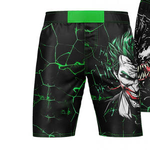 Custom Sublimation <b>Men's</b> MMA Fight <b>Shorts</b> featuring Joker Venom print Kickboxing Grappling training 4-Way Stretch fabric <b>Shorts</b> - Product Image 5