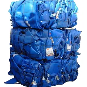 HDPE rimrinato casse HDPE rimacinare scarti di plastica fusti blu scarti di tamburi/ritagli di plastica di qualità riciclata HDPE blu tamburo