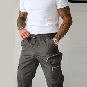 Venta al por mayor de carga para los hombres pantalones y pantalones de los hombres casuales rectos pantalones de pierna ancha de los hombres pantalones de carga Pantalones - Product Image 3