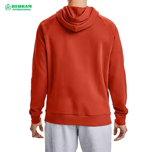 Fournisseur direct d'usine Behram International, sweats à capuche unisexes d'hiver, 100% coton, séchage rapide et respirant, sweats à capuche streetwear - Product Image 1