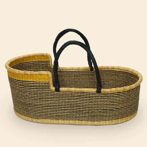 Cesta de Moisés para bebé con colchón al por mayor a buen precio cestas de vivero de algas marinas naturales y juego de almohadas - Product Image 5