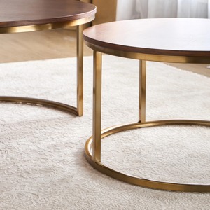 Elegante Mesa cilíndrica redonda de oro hecha a mano para salas de estar, dormitorios y esquinas decorativas con atractivo atemporal - Product Image 4