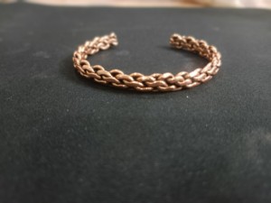 Bracelet de thérapie magnétique en cuivre pur à 99,9 % de haute qualité pour soulager la douleur de l'arthrite, fil torsadé réglable, énergie de santé - Product Image 4