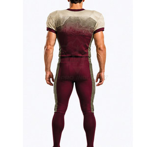 Uniforme de Fútbol Americano Deportivo, Jersey Elástico Cómodo y Pantalones de Fútbol Reforzados para Partidos de Liga y Escolares - Product Image 6