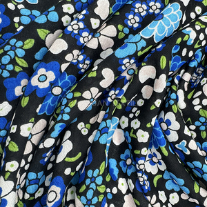 Tessuto di Rayon filato Somali <span class=keywords><strong>Bati</strong></span> 30x30,68x68.36 "44",57/58 "Floral popeline 90gsm con stampa Hawaii hibisco filata di Rayon Challis viscosa - Product Image 4