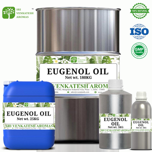 Aceite de eugenol puro natural al por mayor del fabricante, aceite esencial de eugenol SRI VENKATESH AROMAS de primera calidad para todo tipo de piel - Product Image 2