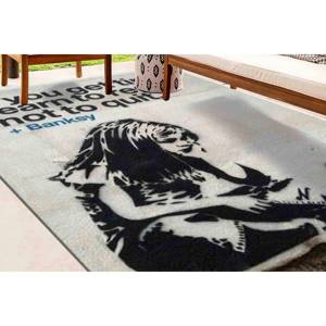 Alfombra de Arte Banksy: Decoración de Arte Callejero Lavable a Máquina, Alfombra Suave No Tejida - Product Image 3