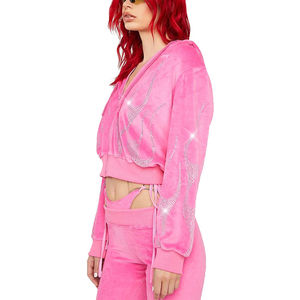 Sudadera con Capucha Personalizada con Pedrería para Hombre, Logotipo Bordado, Estilo Urbano, con Cierre - Product Image 6