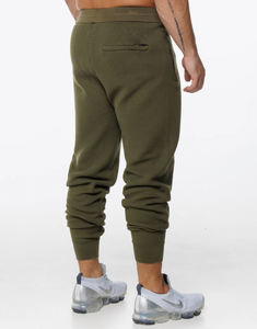 Pantalon de jogging décontracté en molleton 100 % coton pour homme, personnalisé avec logo, idéal pour la course sur piste et la gym – Vente en gros - Product Image 2