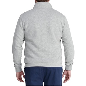 Nueva Llegada Sudadera de Forro Polar para Hombre, de Manga Larga, con Media Cremallera, Lisa, 100% Algodón, para Invierno y Uso Casual - Product Image 2