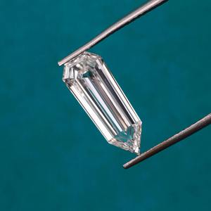 เพชรแล็บโกรนทรงกระสุนโบราณ 3 กะรัต แบบ Shield Step Cut สำหรับทำเครื่องประดับ จากผู้ผลิตเพชร CVD ยอดนิยม - Product Image 5