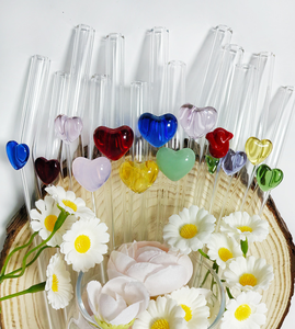 <b>Reusable</b> Borosilicate Glass <b>Straws</b>-Eco-Friendly & Food Safe for Instagrammable Drink Accessories - Product Image 5