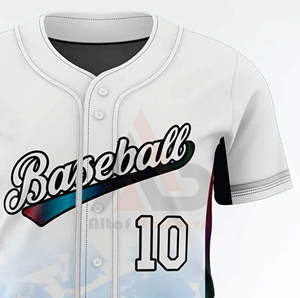Nueva Camiseta de Béisbol Moderna de Media Manga para Adultos con Diseño de Color Personalizado, Secado Rápido, Transpirable, Servicios OEM/ODM, Gran Venta - Product Image 5