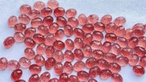 Quartz fraise naturel ovale rose coupe pierre précieuse 3x5mm 13x18mm dos plat pierres précieuses en vrac - Product Image 6