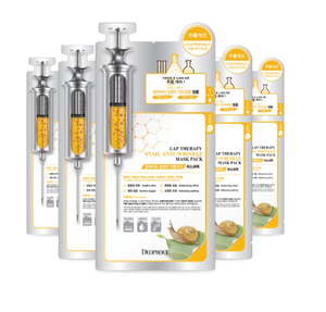 DEOPROCE Lab Therapy Masque de soin des rides 2STEP 25g 5pcs Korean Facial Mask Pack Anti Aging Firming Skincare Sheet Mask - Product Image 4