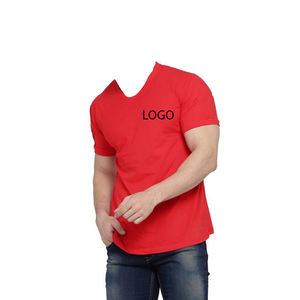 Camisetas de Manga Corta al por Mayor con Logotipo Personalizado, 350 Gsm, 100% Algodón, Camisetas Lisas Extra Grandes para Hombre - Product Image 3