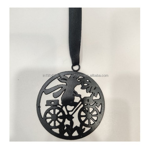 สต็อคใหม่ที่แขวนผนังตกแต่งคริสต์มาสสีและการออกแบบที่กำหนดเองสำหรับการส่งออกจากอินเดีย - Product Image 4