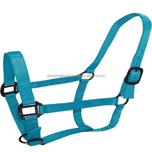 Equipo de caballo hecho a medida Premium Nylon Horse Halter duradero ligero Halter caballo en toda la mazorca completa sobre tamaños - Product Image 5