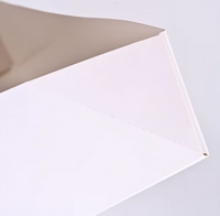 50 boîtes écologiques en papier artisanal double face pour cadeaux et travaux manuels, blanches, carrées, personnalisables, pour l'emballage de médicaments